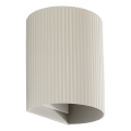 FARO 40528 - Applique SOLE 1xGU10/8W/230V grigio ondulato arrotondato