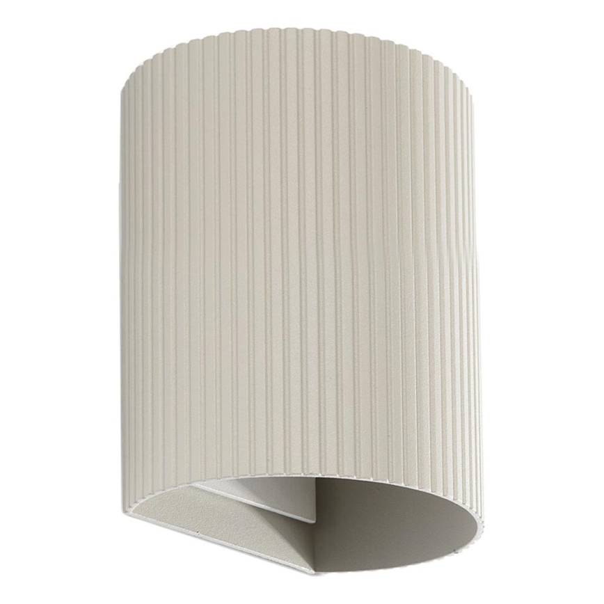 FARO 40528 - Applique SOLE 1xGU10/8W/230V grigio ondulato arrotondato