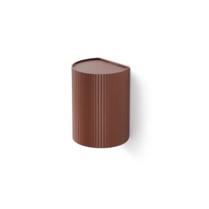 FARO 40529 - Applique SOLE 1xGU10/8W/230V color mattone ondulato arrotondato
