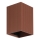 FARO 40537 - Applique SOLE 1xGU10/8W/230V color mattone ondulato quadrato