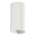 FARO 40538 - Applique SOLE 2xGU10/8W/230V bianco arrotondato