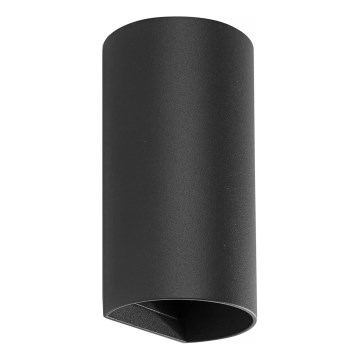 FARO 40539 - Applique SOLE 2xGU10/8W/230V nero arrotondato
