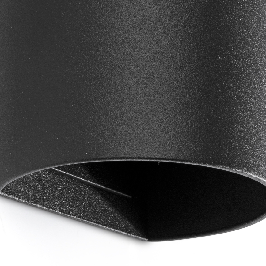 FARO 40539 - Applique SOLE 2xGU10/8W/230V nero arrotondato