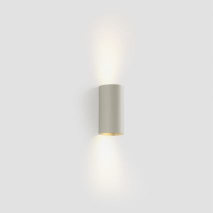 FARO 40540 - Applique SOLE 2xGU10/8W/230V grigio arrotondato