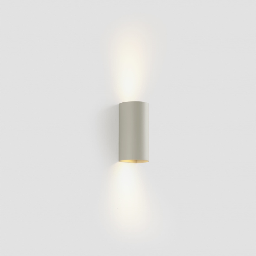 FARO 40540 - Applique SOLE 2xGU10/8W/230V grigio arrotondato