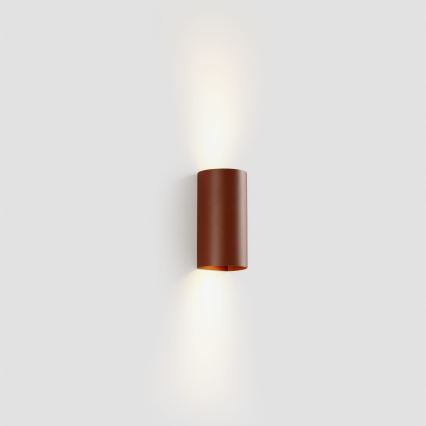 FARO 40541 - Applique SOLE 2xGU10/8W/230V color mattone arrotondato