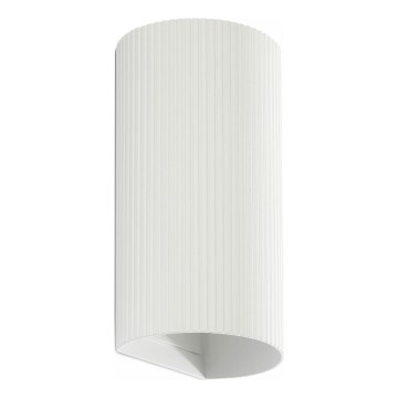 FARO 40542 - Applique SOLE 2xGU10/8W/230V bianco ondulato arrotondato