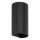 FARO 40543 - Applique murale SOLE 2xGU10/8W/230V noir ondulé arrondi