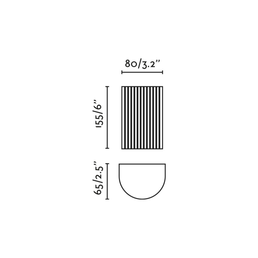 FARO 40543 - Applique murale SOLE 2xGU10/8W/230V noir ondulé arrondi