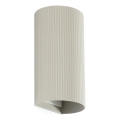 FARO 40544 - Applique SOLE 2xGU10/8W/230V grigio ondulato arrotondato