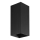 FARO 40566 - Applique SOLE 2xGU10/8W/230V nero ondulato quadrato