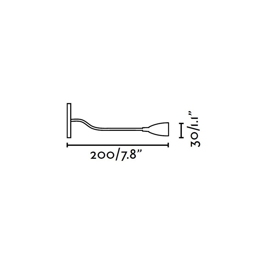 FARO 40996 - LED-Wandleuchte LOKE LED/3W/100-240V