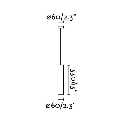 FARO 43755 - Lampadario su corda STAN 1xGU10/8W/230V
