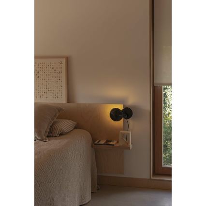 FARO 56100 - Tischleuchte mit Klemme 2-in-1 BELA 1xE27/15W/230V schwarz