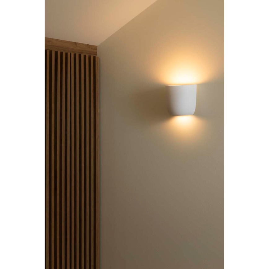 FARO 63428 - Applique KAPPU 1xE14/7W/230V 15,8x15 cm bianco