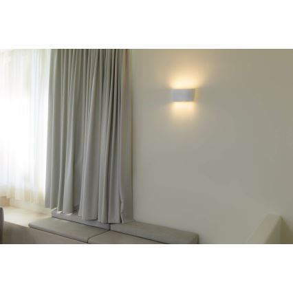 FARO 63430 - Applique KAPPU 2xE14/7W/230V 16,8x30 cm bianco