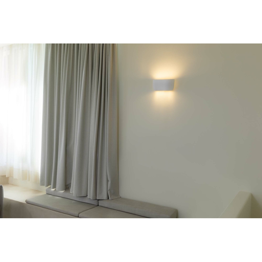 FARO 63430 - Applique KAPPU 2xE14/7W/230V 16,8x30 cm bianco