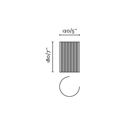 FARO 63435 - Applique TRAMA 1xE14/7W/230V bianco