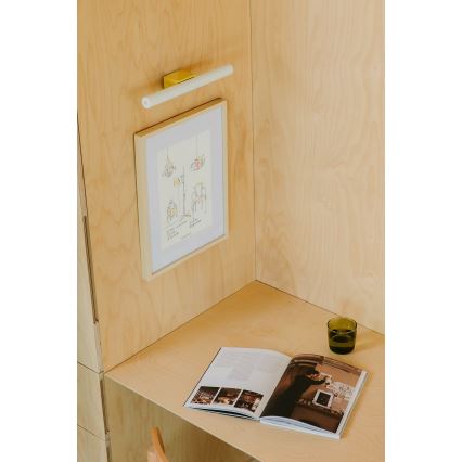 FARO 63549 - Illuminazione a LED per specchi da bagno CALMA LED/5W/230V IP44 giallo