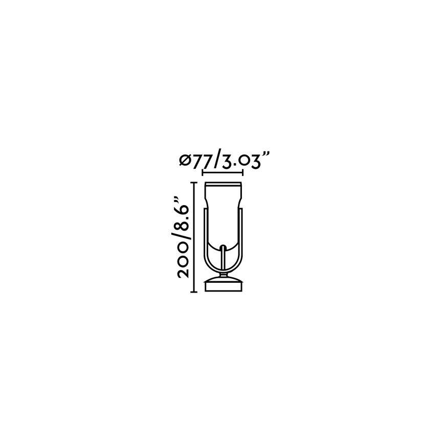 FARO 70035 - Applique a LED da esterno SLOT-1 LED/14W/230V IP65 3000K