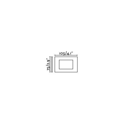 FARO 70162 - Spot LED d'extérieur à encastrer SPARK-1 LED/5W/230V IP65
