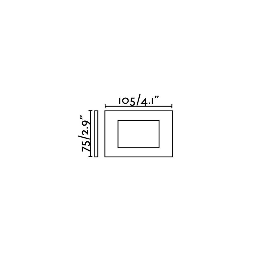 FARO 70163 - Lampada LED da incasso per esterno SPARK-1 LED/5W/230V IP65