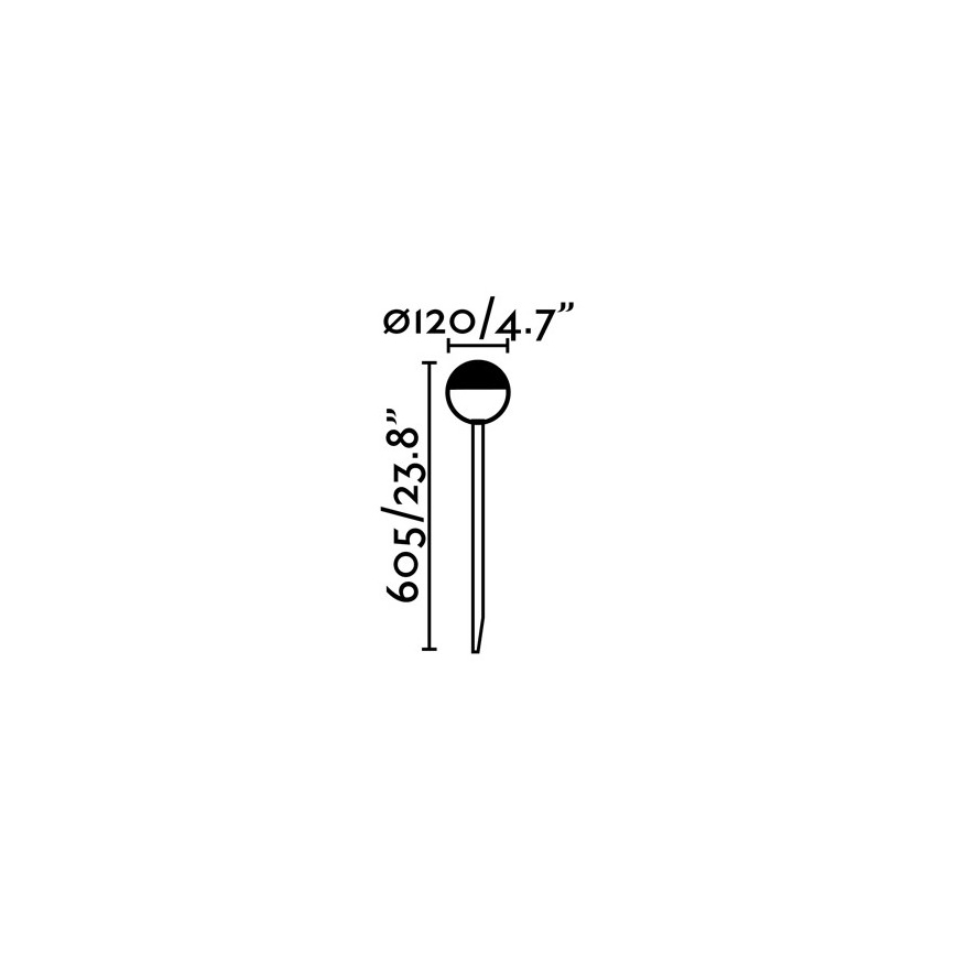 FARO 70245 - Lampada LED da esterno PICCOLA LED/8W/230V IP65