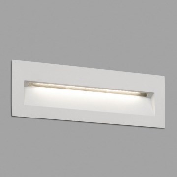 FARO 70271 - Lampada LED da incasso per esterni NAT LED/8W/230V IP65 bianca