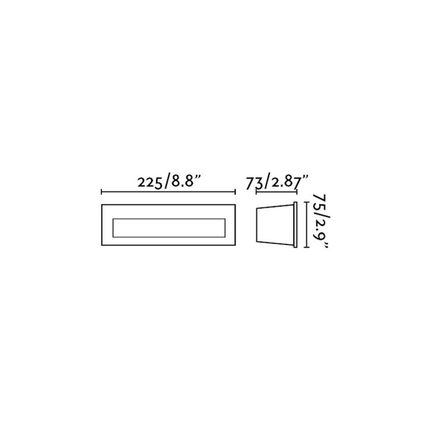FARO 70271 - Lampada LED da incasso per esterno NAT LED/8W/230V