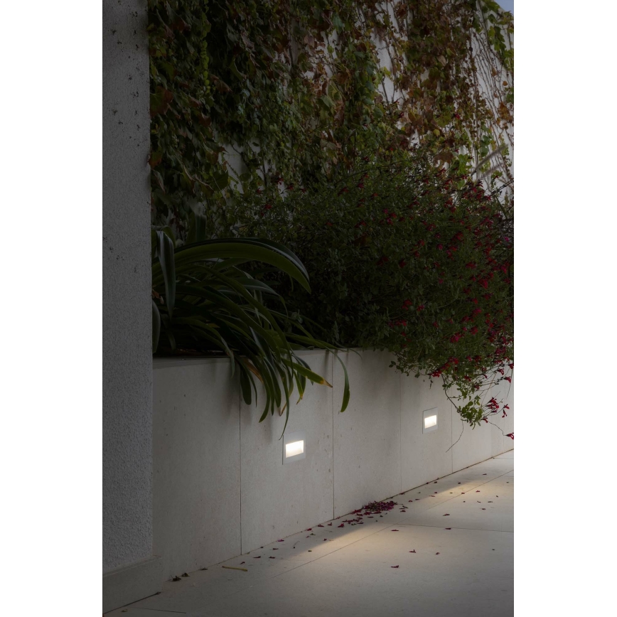 FARO 70288 - Luminaire encastrable MANI LED/5W/230V 2200/2700/3200/4000K IK07 IP65 blanc