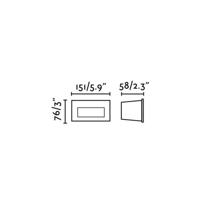 FARO 70288 - Luminaire encastrable MANI LED/5W/230V 2200/2700/3200/4000K IK07 IP65 blanc