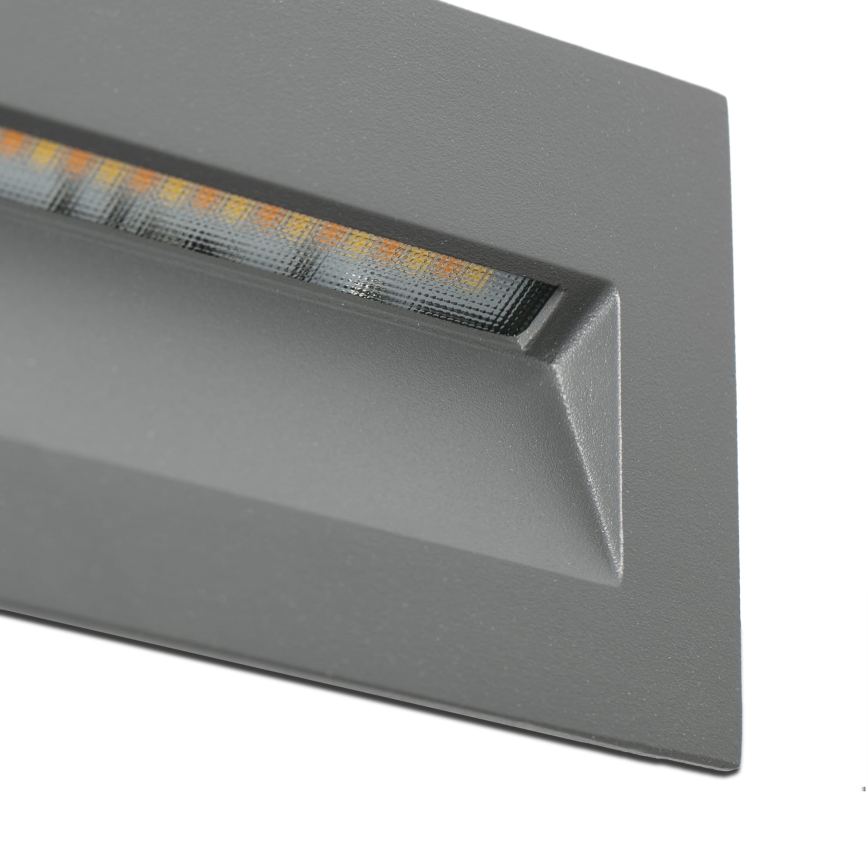 FARO 70289 - Luminaire encastrable MANI LED/5W/230V 2200/2700/3200/4000K IK07 IP65 gris