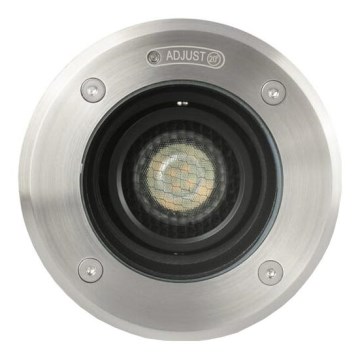 FARO 70310 - Faretto da incasso calpestabile per esterni GEISER 1xGU10/8W/230V IK08 IP67 acciaio inox