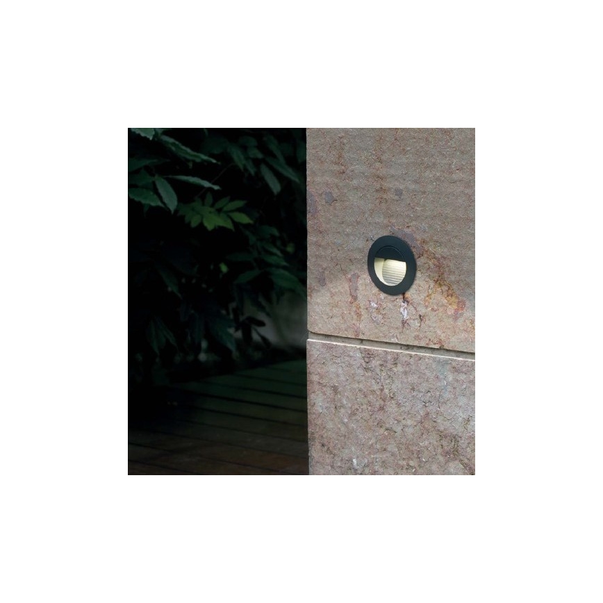 FARO 70403 - Applique a LED da esterno MINI RACING LED/1,2W/230V IP44