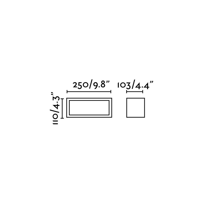 FARO 70573 - Applique da esterno TEJO 1xE27/20W/230V IP54