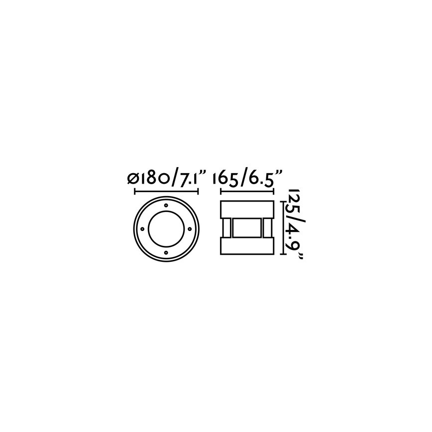 FARO 70589 - Luminaire LED encastrable au sol extérieur SURIA-12 LED/12W/230V IK08 IP67