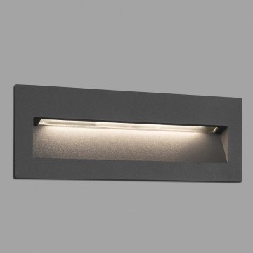 FARO 70638 - Lampada da incasso LED per esterni NAT LED/8W/230V IP65 nera