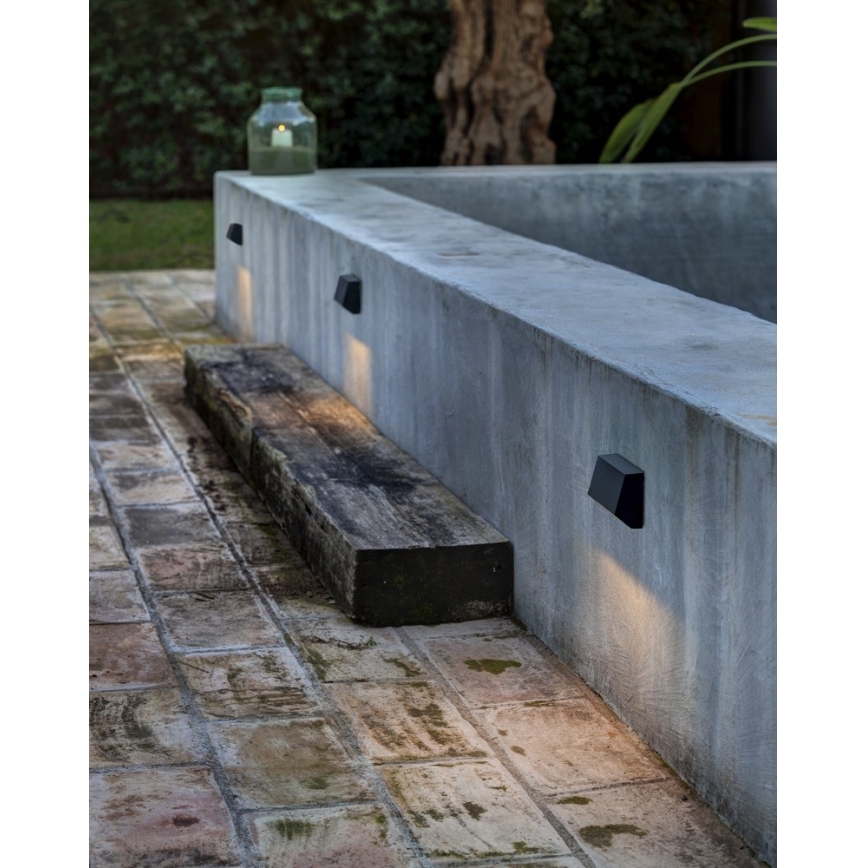 FARO 70657 - Applique murale LED extérieure MUST-1 LED/2W/230V IP65