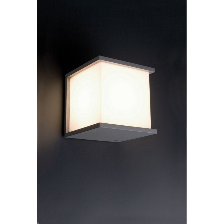 FARO 70689 - Applique murale extérieur KUBICK 1xE27/60W/100-240V IP44