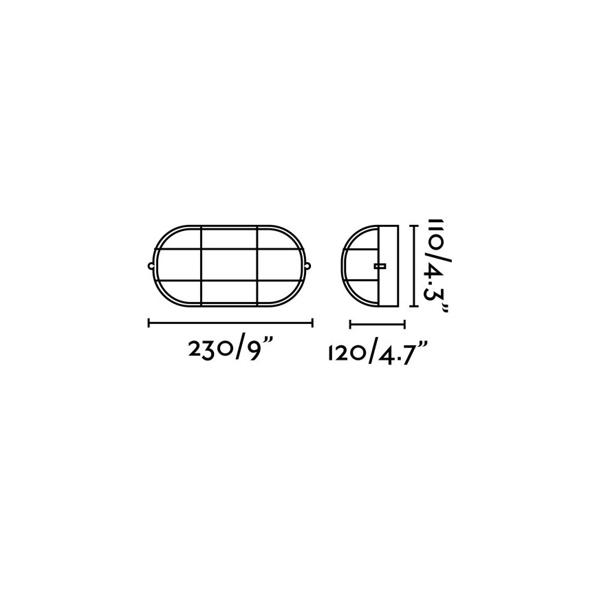 FARO 70998 - Applique da esterno CABO 1xE27/60W/230V IP65