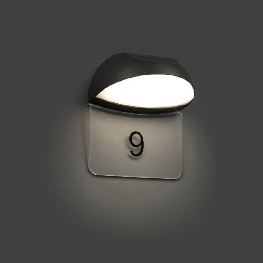 FARO 71197 - Lampada da parete per esterno a LED NUM LED/7W/230V IP54