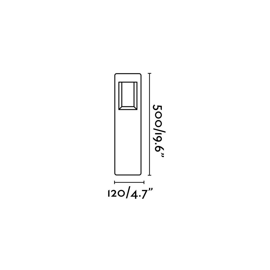 FARO 71199 - Lampada LED da esterno NAYA LED/8W/230V IP54
