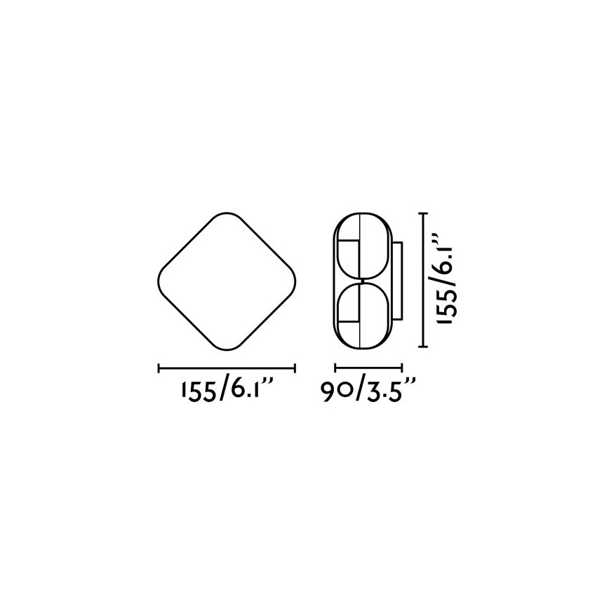 FARO 71212 - Applique a LED da esterno BU-OH LED/12W/230V IP65