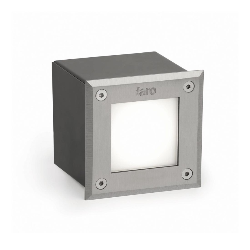 FARO 71499N - Lampada LED segnapasso da esterno LED-18 LED/3W/230V IK08 IP67