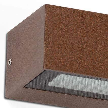 FARO 71905 - Applique murale extérieure LED DORO 2x LED / 10 W / 230 V IP65 marron