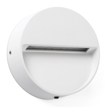 FARO 71961 - Luminaire d'escalier LED DUNE LED/3W/230V 2200/2700/3200/4000K IP65 blanc rond