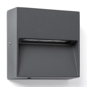 FARO 71963 - Applique d'escalier LED DUNE LED/3W/230V 2200/2700/3200/4000K IP65 carré, anthracite
