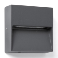 FARO 71963 - Luminaire d'escalier LED DUNE LED/3W/230V 2200/2700/3200/4000K IP65 anthracite carré