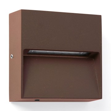 FARO 71965 - DUNE luminaire d'escalier LED/3W/230V 2200/2700/3200/4000K IP65 marron carré
