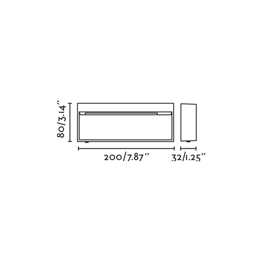 FARO 71966 - Luminaire LED d'escalier DUNE LED/6W/230V 2200/2700/3200/4000K IP65 anthracite rectangulaire